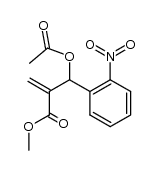 methyl 3-acetoxy-2-methylene-3-(2-nitrophenyl)propanoate Structure