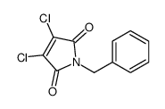 1-benzyl-3,4-dichloropyrrole-2,5-dione Structure