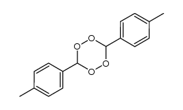 3,6-di-p-tolyl-1,2,4,5-tetraoxane结构式