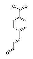 4-(3-oxoprop-1-enyl)benzoic acid Structure