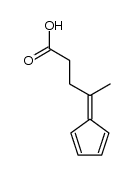 4-(cyclopenta-2,4-dien-1-ylidene)pentanoic acid Structure