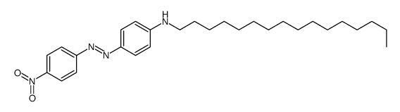 N-hexadecyl-4-[(4-nitrophenyl)diazenyl]aniline Structure