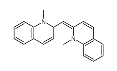 1,1'-dimethyl-1,2,1',2'-tetrahydro-2,2'-methanylylidene-bis-quinoline结构式