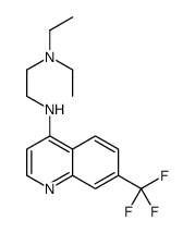 N',N'-diethyl-N-[7-(trifluoromethyl)quinolin-4-yl]ethane-1,2-diamine结构式