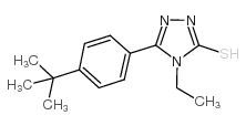 5-(4-TERT-BUTYLPHENYL)-4-ETHYL-4H-1,2,4-TRIAZOLE-3-THIOL structure