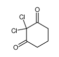 2,2-Dichloro-1,3-cyclohexanedione结构式