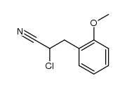 2-chloro-3-(2-methoxy-phenyl)-propionitrile Structure