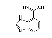 1H-Benzimidazole-4-carboxamide,2-methyl-(9CI) structure