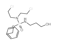 Phosphordiamidic acid, N, N-bis (2-chloroethyl)-N-(3-hydroxypropyl)-, benzyl ester Structure