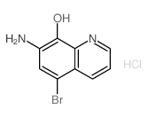 8-Quinolinol,7-amino-5-bromo-, hydrochloride (1:1) structure