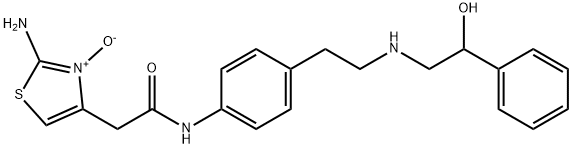 (R)-2-amino-4-(2-((4-(2-((2-hydroxy-2-phenylethyl)amino)ethyl) phenyl)amino)-2-oxoethyl)thiazole 3-oxide picture
