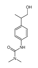 3-[4-(1-hydroxypropan-2-yl)phenyl]-1,1-dimethylurea Structure