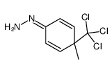 [4-methyl-4-(trichloromethyl)cyclohexa-2,5-dien-1-ylidene]hydrazine结构式