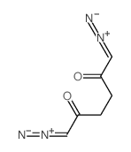 2,5-Hexanedione,1,6-bis(diazo)-结构式