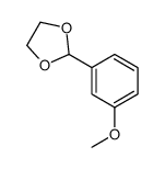 2-(3-methoxyphenyl)-1,3-dioxolane结构式