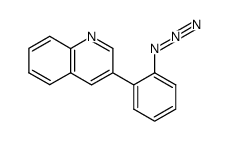 3-(2-azidophenyl)quinoline Structure
