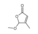 2-methoxy-3-methyl-2H-furan-5-one Structure