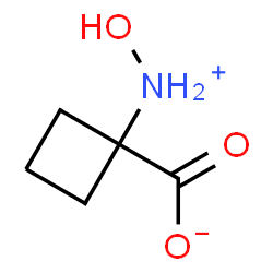 Cyclobutanecarboxylic acid, 1-(hydroxyamino)- (9CI) Structure