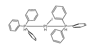 trans-{Pt(PPh3)2HI} Structure