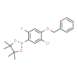 4-Benzyloxy-5-chloro-2-fluorophenylboronic acid pinacol ester picture