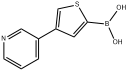 4-(Pyridin-2-yl)thiophene-2-boronic acid structure