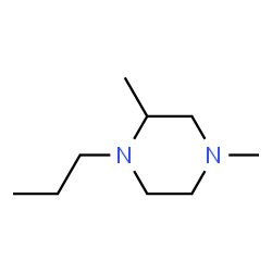 Piperazine, 2,4-dimethyl-1-propyl- (9CI) structure