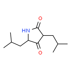 2,4-Pyrrolidinedione, 3,5-bis(2-methylpropyl)- (9CI) structure