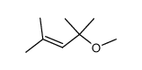 2,4-dimethyl-4-methoxy-2-pentene Structure