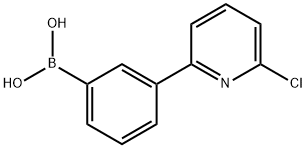 3-(6-Chloropyridin-2-yl)phenylboronic acid structure