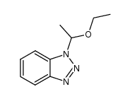 1-(1-ethoxyethyl)-1H-1,2,3-benzotriazole结构式