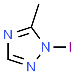 1H-1,2,4-Triazole,1-iodo-5-methyl-(8CI) structure