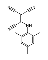 2-(2,4,6-Trimethylanilino)-1,1,2-ethenetricarbonitrile结构式