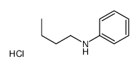 N-butylaniline,hydrochloride结构式