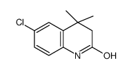 6-Chloro-4,4-dimethyl-3,4-dihydro-1H-quinolin-2-one Structure