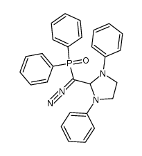 [Diazo-(1,3-diphenylimidazolidin-2-yl)-methyl]-diphenyl-phosphinoxid结构式