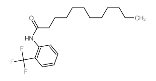 Dodecanamide,N-[2-(trifluoromethyl)phenyl]- structure