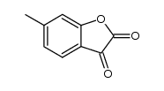 6-methyl-benzofuran-2,3-dione结构式