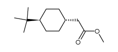 methyl trans-(4-t-butylcyclohexyl)acetate Structure