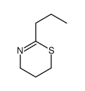 4H-1,3-Thiazine, 5,6-dihydro-2-propyl-结构式