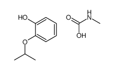 methylcarbamic acid,2-propan-2-yloxyphenol Structure