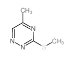 5-甲基-3-(甲基硫烷基)-1,2,4-三嗪结构式