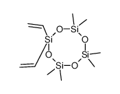 2,2-bis(ethenyl)-4,4,6,6,8,8-hexamethyl-1,3,5,7,2,4,6,8-tetraoxatetrasilocane结构式