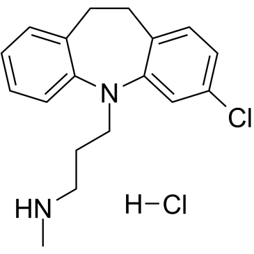 去甲氯丙咪嗪盐酸结构式