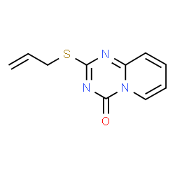 2-(Allylsulfanyl)-4H-pyrido[1,2-a][1,3,5]triazin-4-one structure