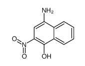 4-AMINO-2-NITRO-1-NAPHTHOL structure