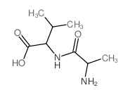 L-Valine, D-alanyl- Structure