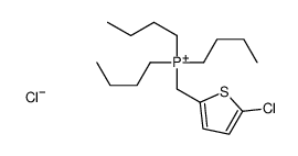 tributyl-[(5-chlorothiophen-2-yl)methyl]phosphanium,chloride结构式