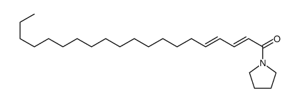 1-[(2E,4E)-1-Oxo-2,4-icosadienyl]pyrrolidine Structure