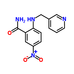 5-Nitro-2-[(3-pyridinylmethyl)amino]benzamide结构式