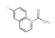 [4-chloro-2-(3-oxoprop-1-enyl)phenyl] acetate Structure